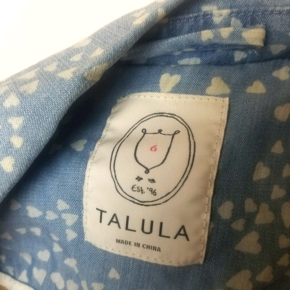 TALULA Chambray heart Tencel Blazer - Picture 3 of 4